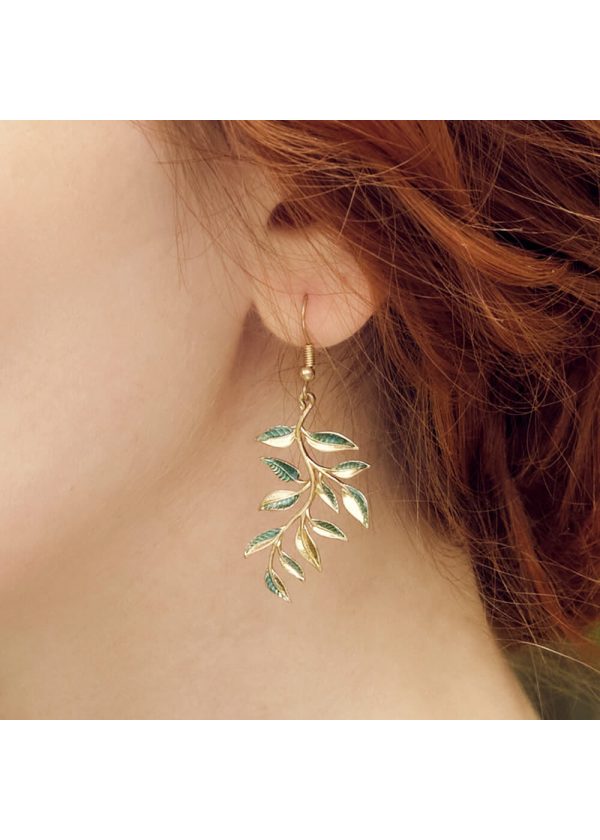Love Vintage Willow Bough Leaf Ohrringe Jetzt online – Bild 3