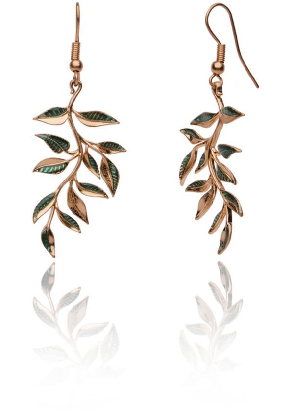 Love Vintage Willow Bough Leaf Ohrringe Jetzt online – Bild 2