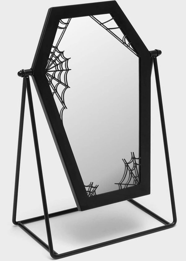 Killstar Coffin Vanity Bat Spiegel Schwarz Online-Verkauf